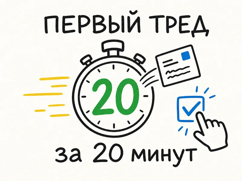 Первый тред за 20 минут